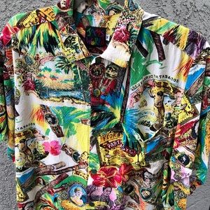 Vintage Jam’s World Misses Hawaiian Style shirt